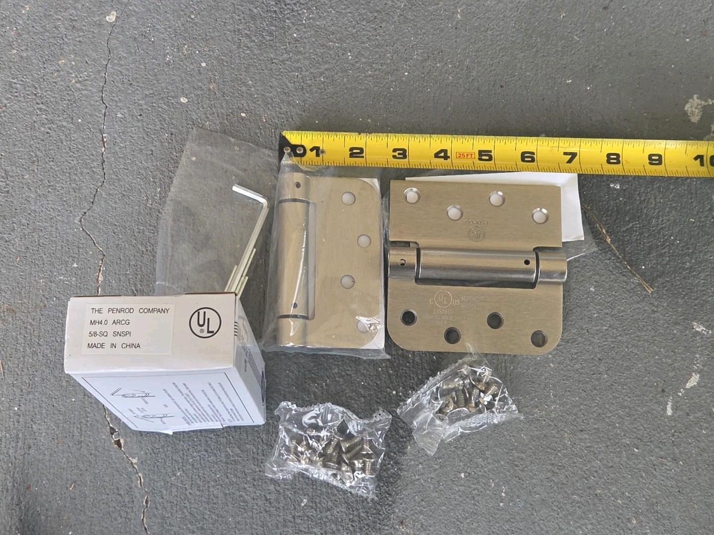 PENROD COMPANY GRADE 1 R21804 DOOR CLOSER BODY, 18EY 4" x 4", STEEL PLATED, NIB