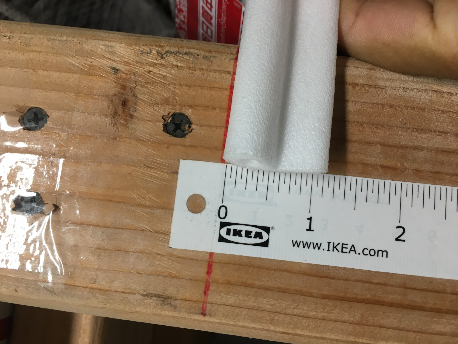 Galaxy Supply Inc Upholstery Frame Edge Roll. Poly P Shape. 1/2" x 50 FT.