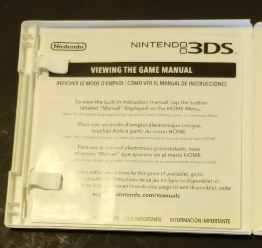 Nintendo Pokémon Ultra Moon 3DS Case w/ Cover Art & Insert