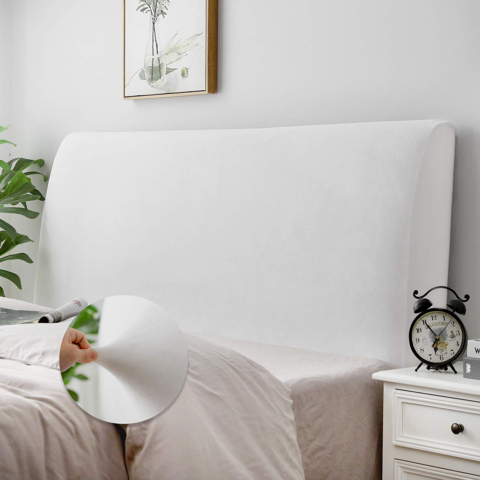 Headboard Covers, Stretch Bed Head Board Slipcover, Dustproof Protector Cover...