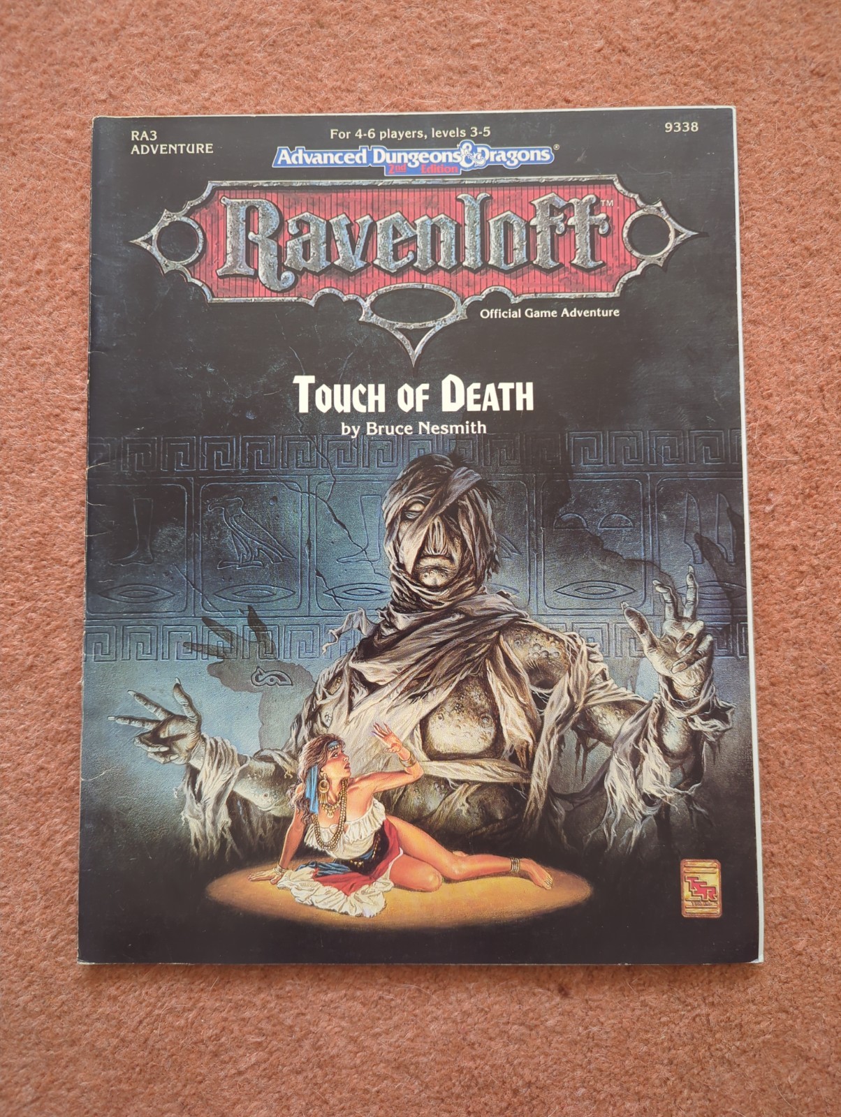 Touch of Death. Dungeons & Dragons 2nd Edition Ravenloft Module RA3. VG+