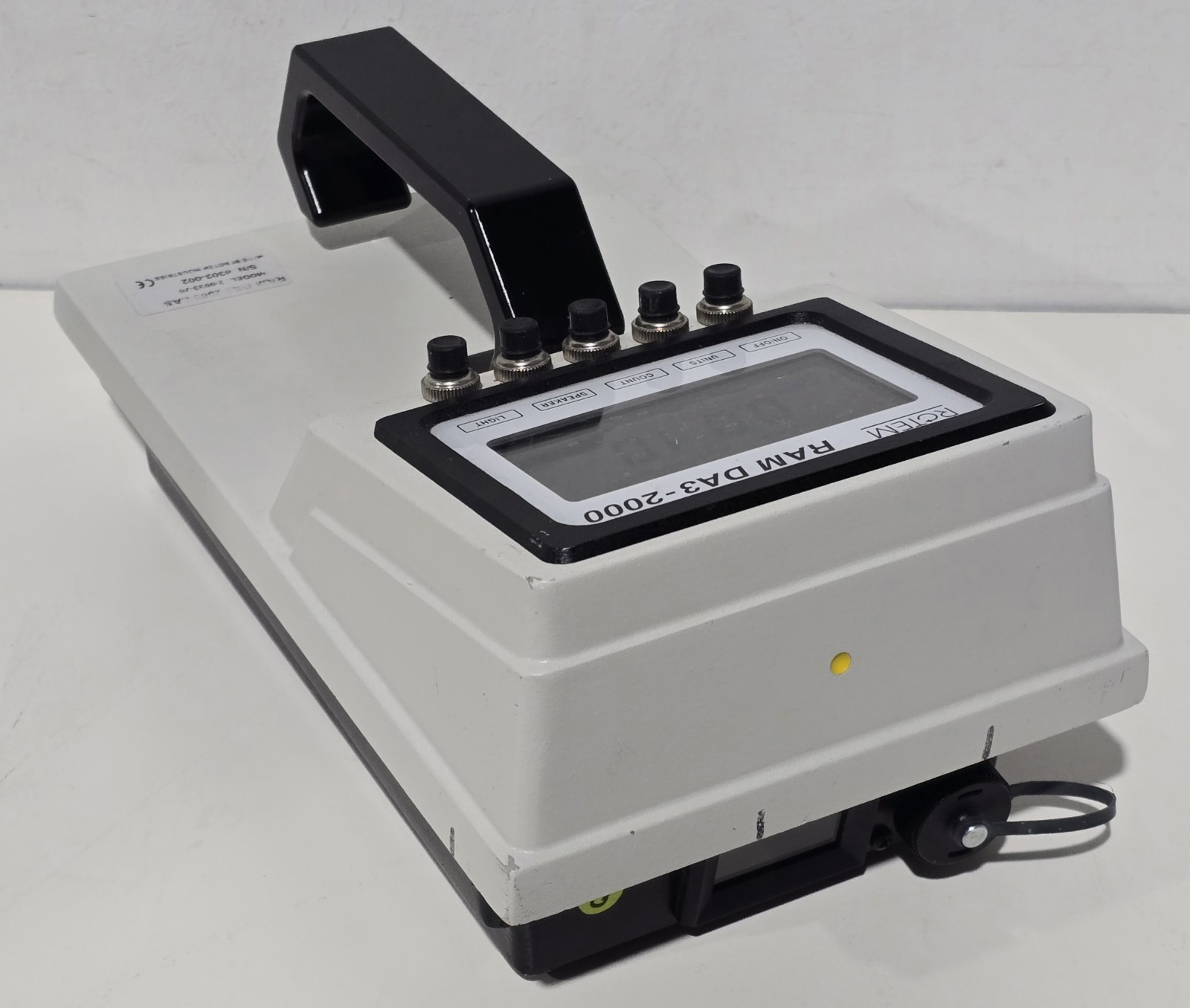 Rotem RAM DA 2000 Radiation Survey Meter DA3-2000 Model 2-033-20
