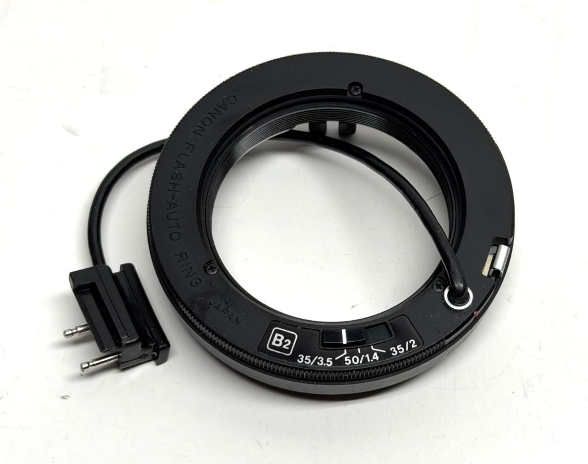 Vintage Canon Flash Auto Ring B2 35/3.5 50/1.4 35/2 For Speedlite 133D