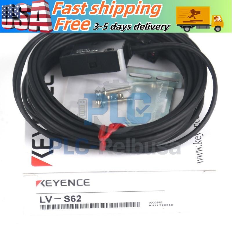 Keyence LV-S62 Laser Sensor LVS62 New US Free TAX 1PC  US Free TAX
