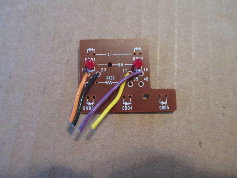 1 Sony CFS-65S Boombox OPR/BATT STEREO Light Circuit Board - Parts