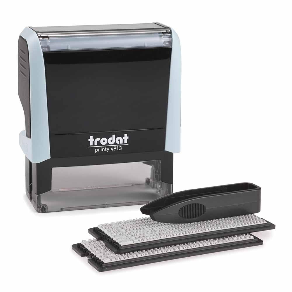 Trodat Printy 4913 Self-Inking Do It Yourself (DIY) 5 Line Personalized Custo...