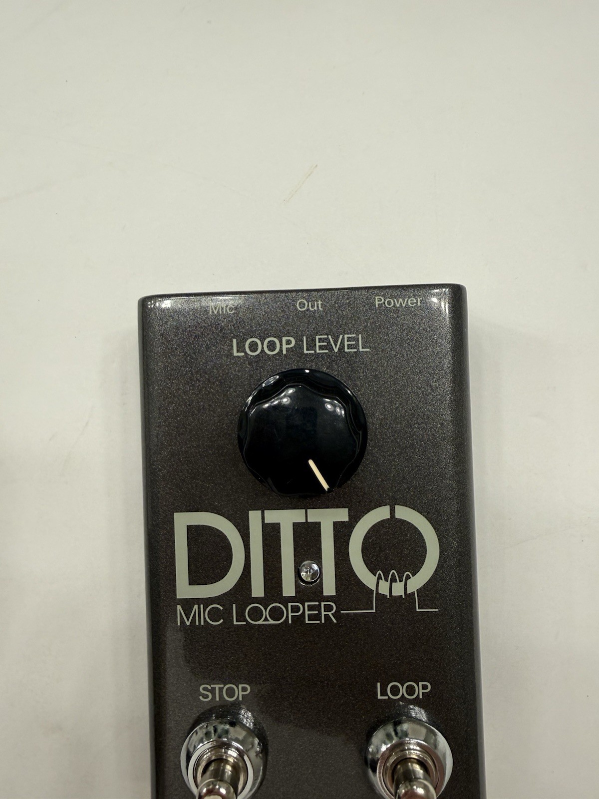 TC Helicon Ditto Mic Looper Loop Vocal Effect Pedal + Box & Power Supply