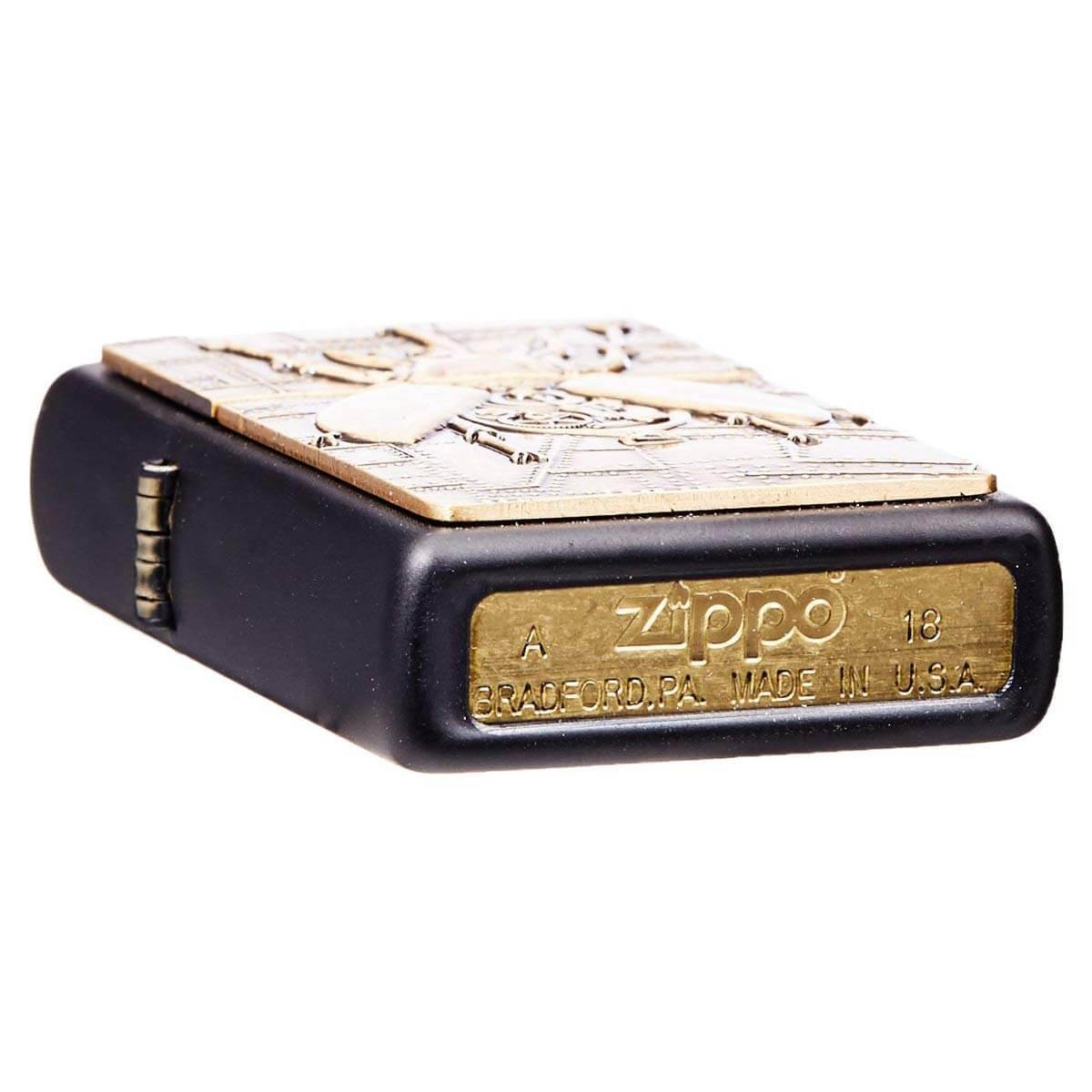 Zippo Windproof Lighter Classic Steampunk Beetle Black Matte (29567)