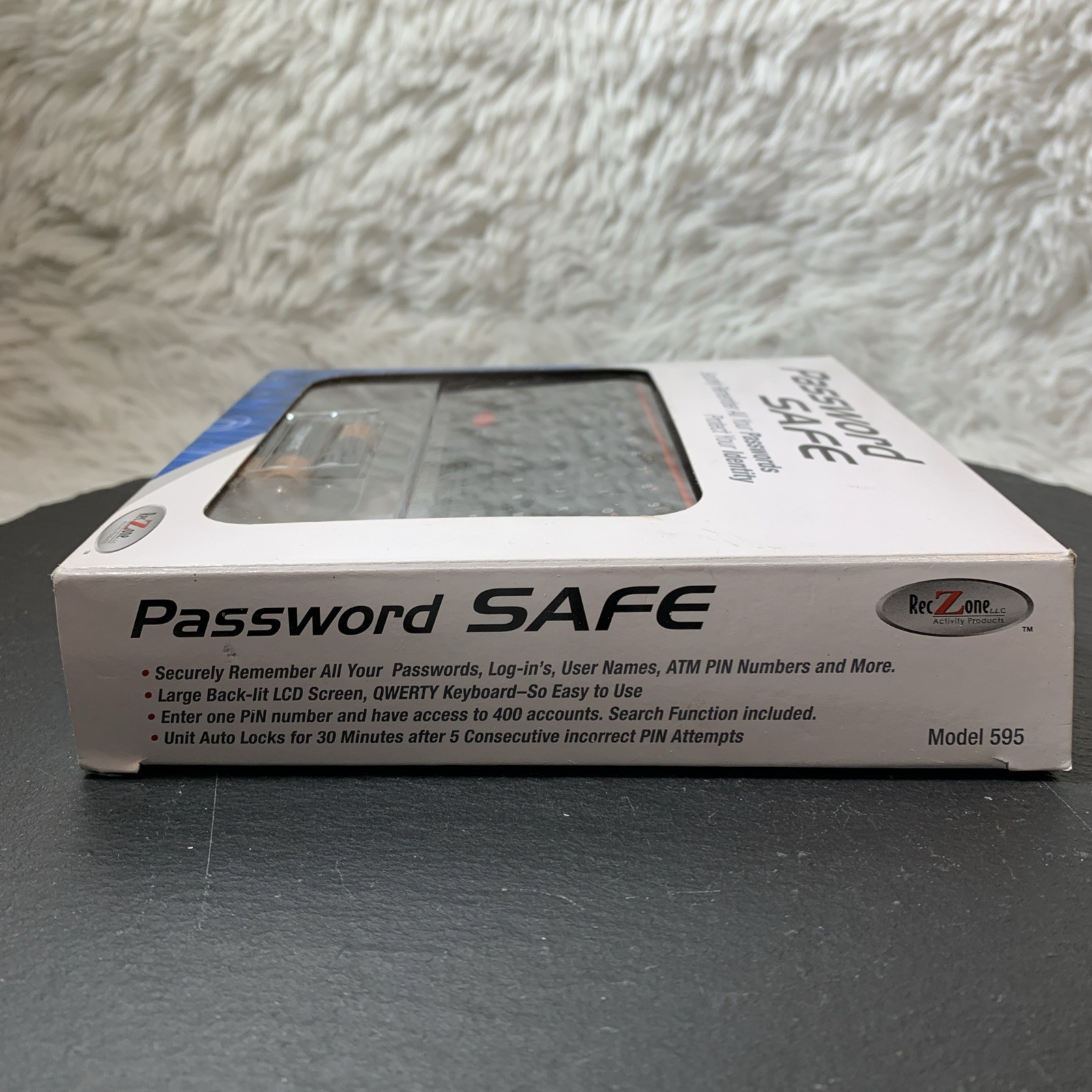New Password Safe Vault Password Organizer RecZone Model 595