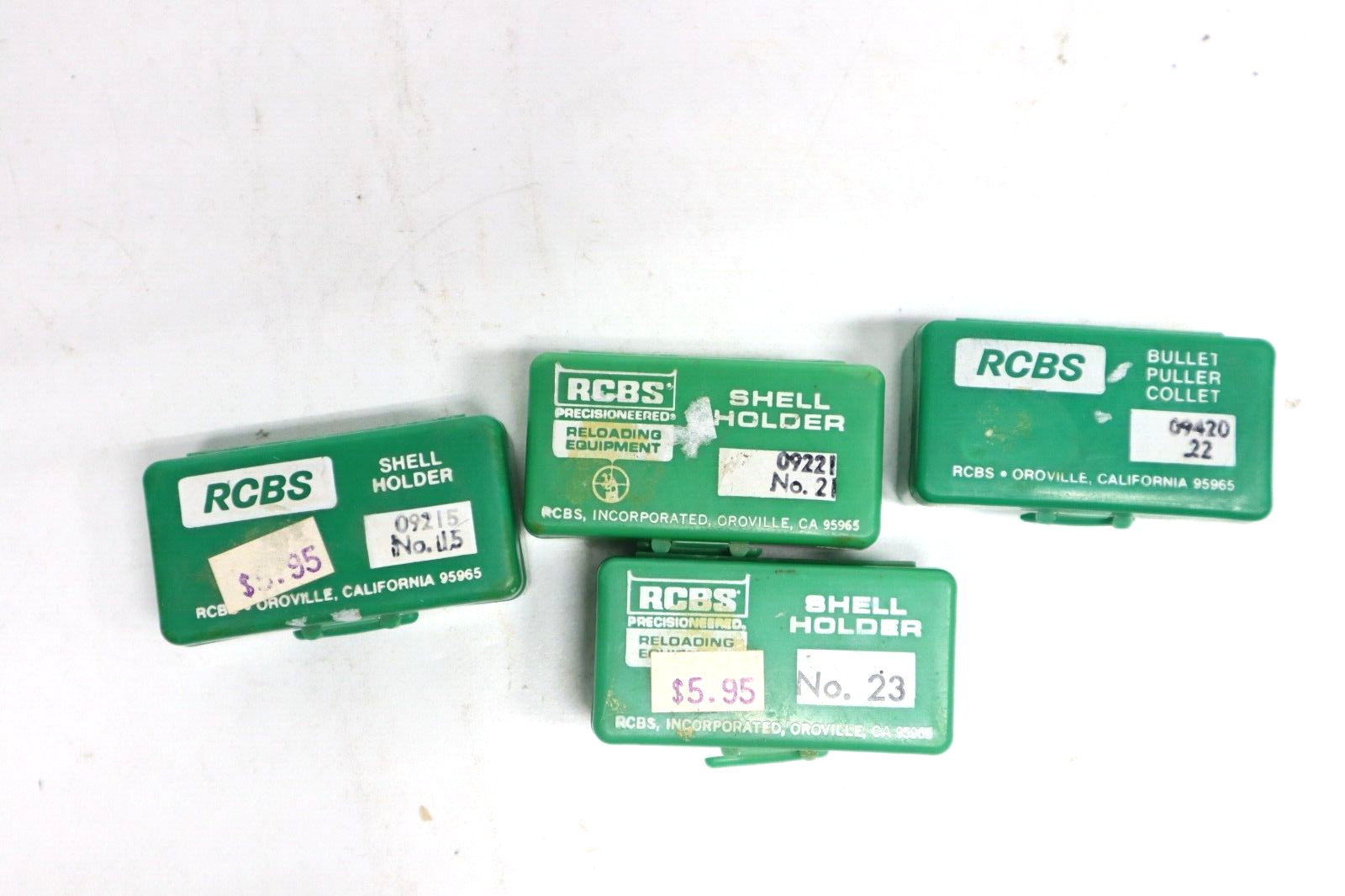 Lot 4 RCBS Shell Holders (15 ), (21 ), (22), (23) All used