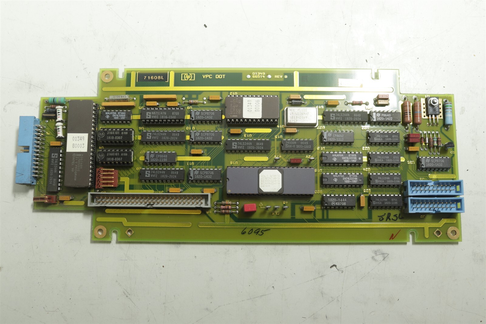 HP 8753B Network Analyzer Screen PCB VPC DOT 01349-66514 REV B