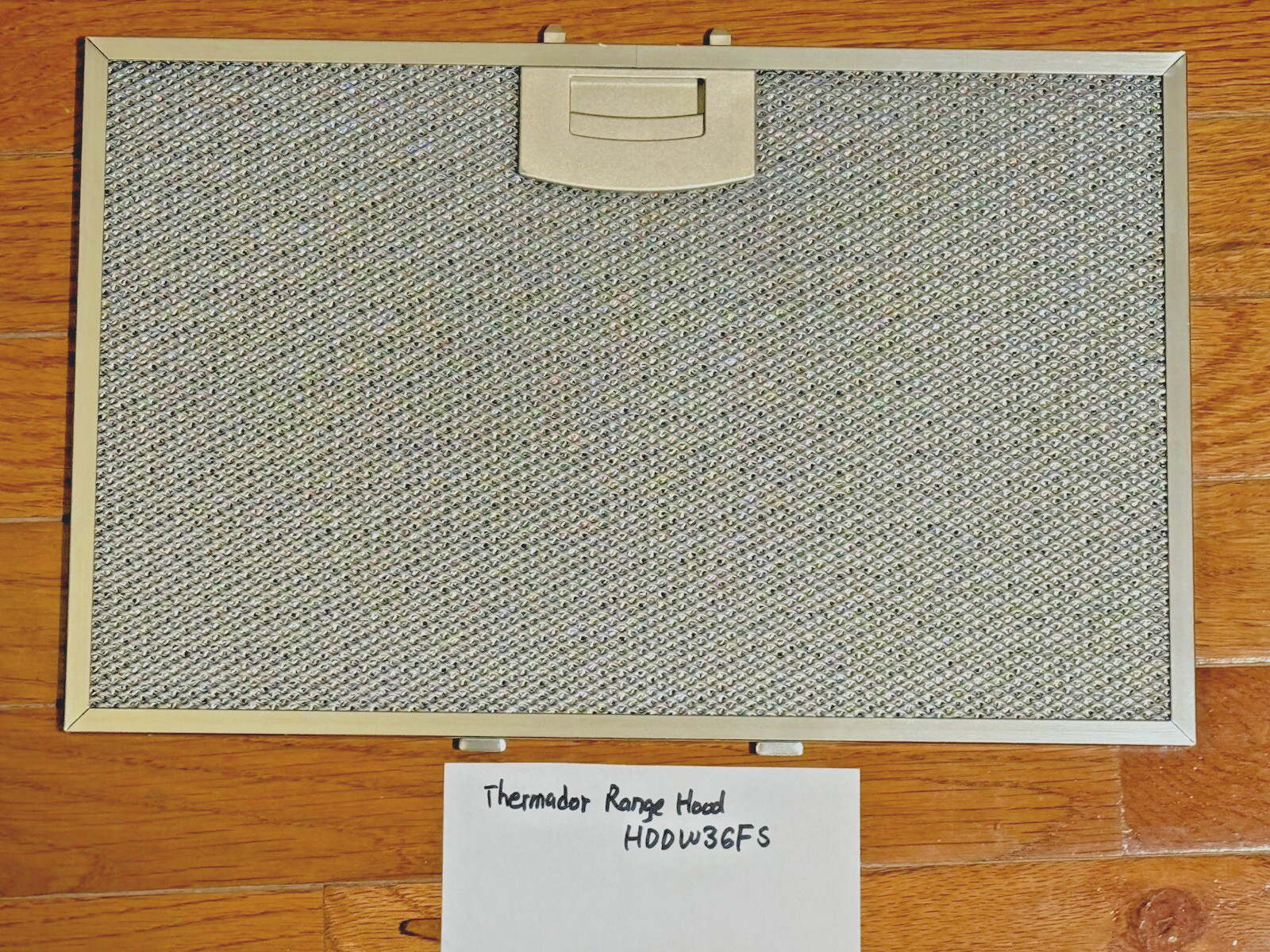 Thermador HDDW36FS Grease Filter p/n 668303 #144 showed in the Diagram