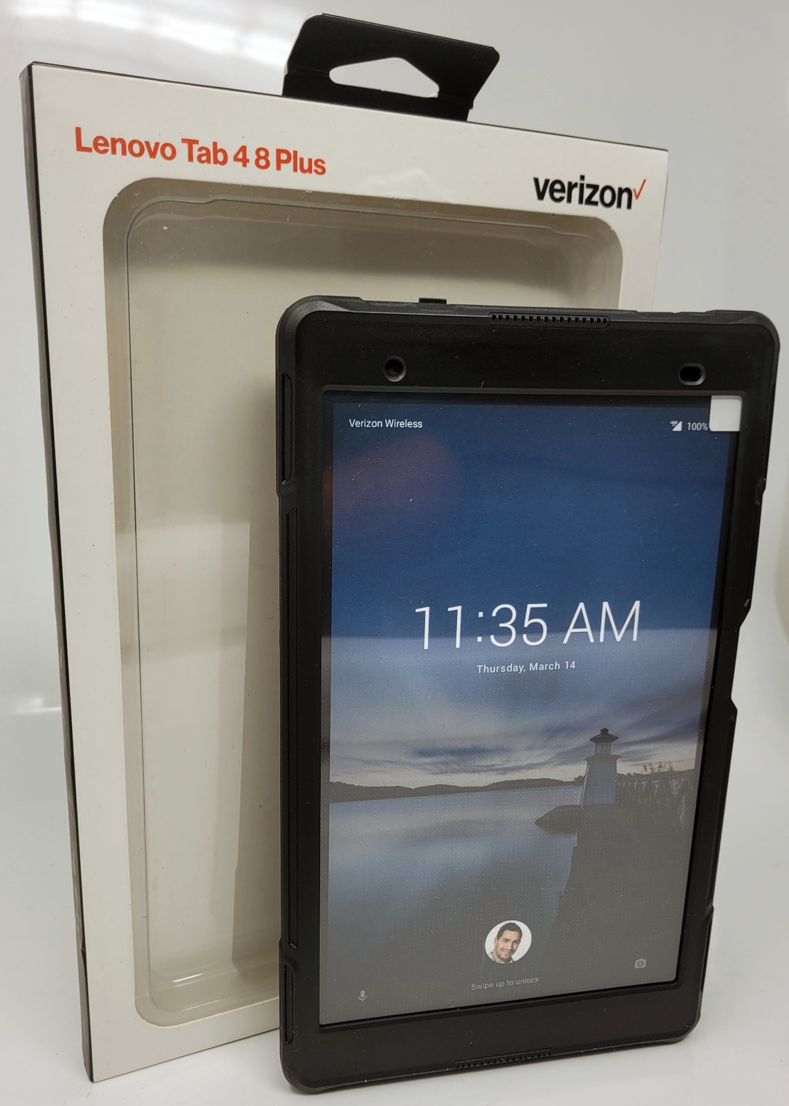 Verizon Rugged Case for Lenovo Tab 4 8 Plus - Black