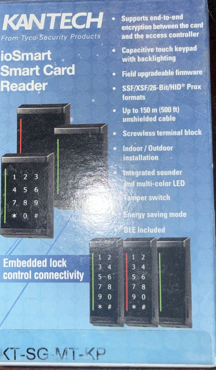 Kantech KT-SG-MT Multi-Technology ioSmart Card Reader