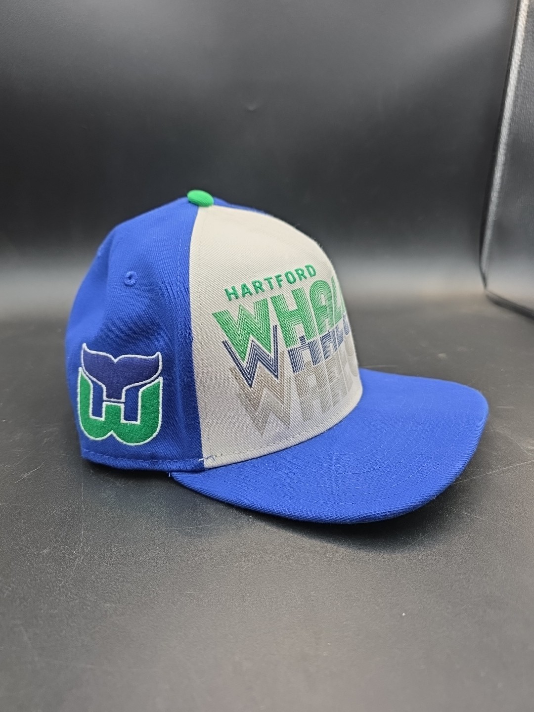 Fanatics Hartford Whalers Hat Cap Snap Back Mens One Size Blue Green NHL Hockey