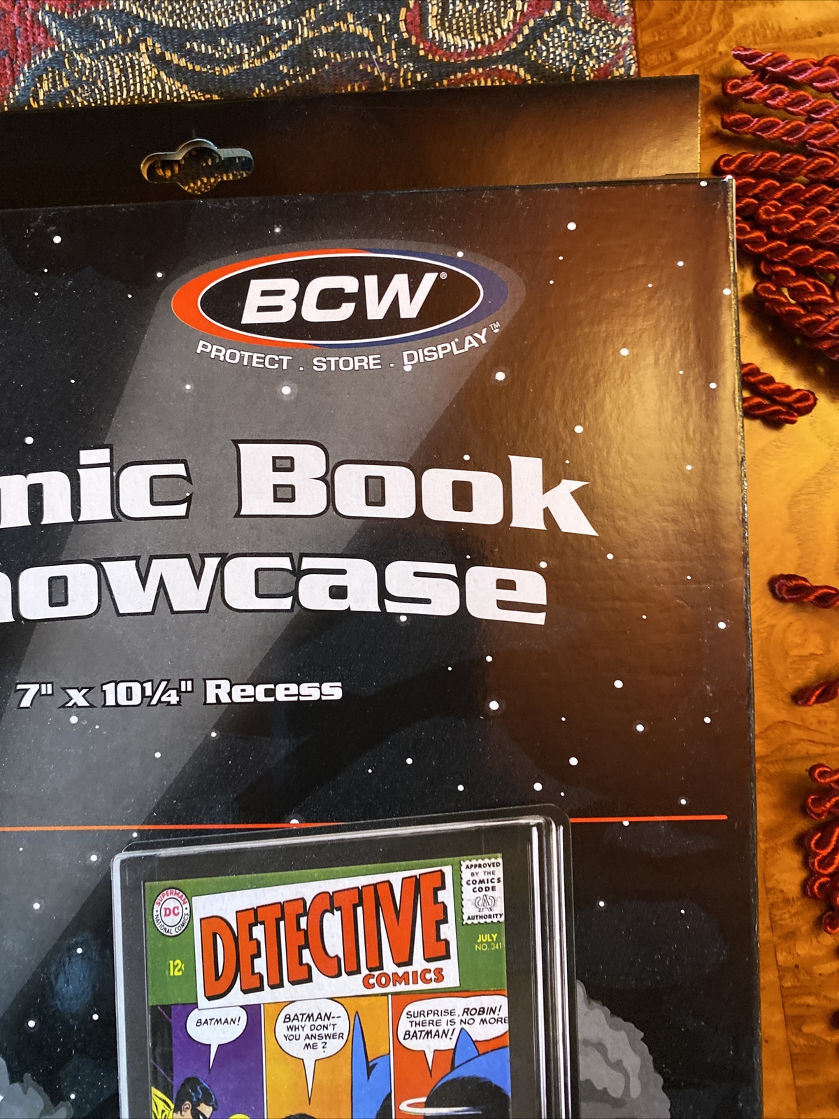 BCW Comic Book Holder UV Showcase Display Silver Age Wall Mount Case Frame