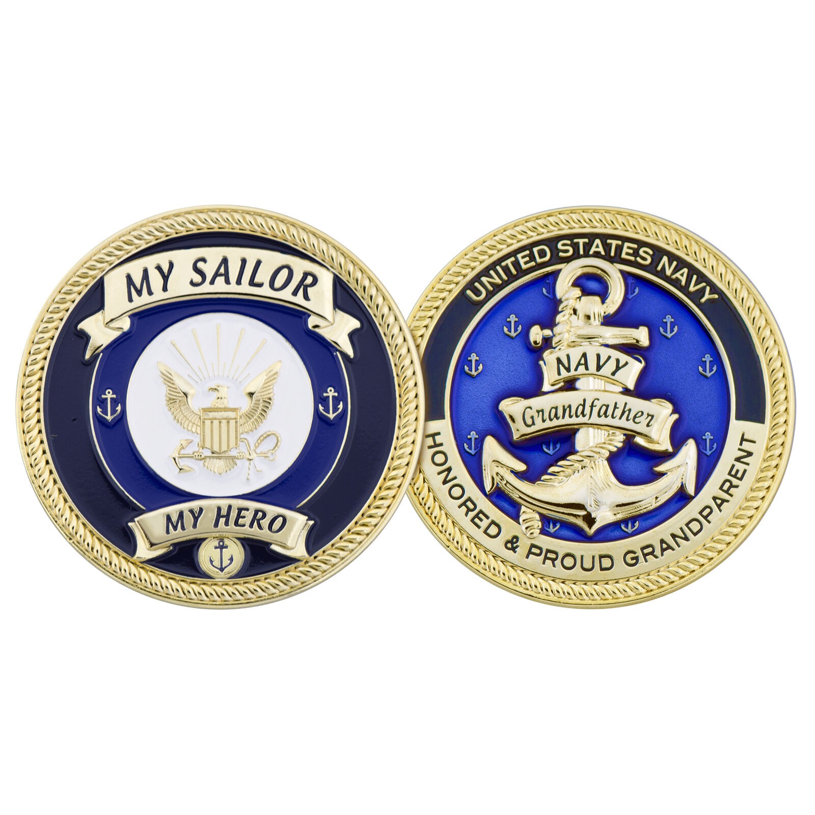 NAVY PROUD GRANDFATHER COIN