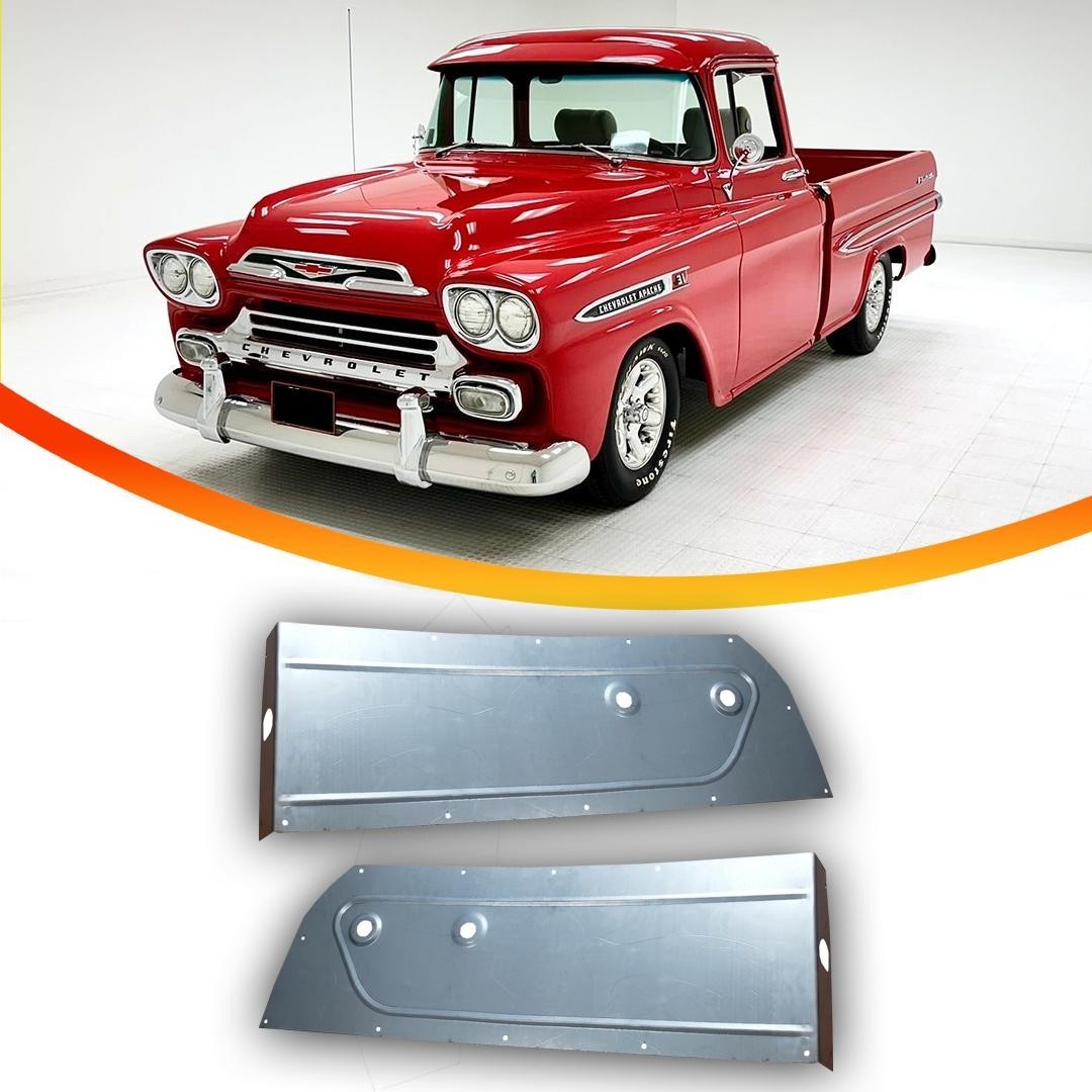 1955 1956 1957 1958 1959 CHEVROLET GMC TRUCK METAL DOOR PANELS SET OF 2 New
