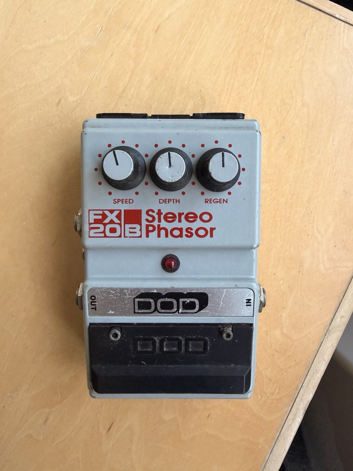 DOD FX20-B Stereo Phaser - Vintage Analog Guitar Effects Pedal - Made in USA