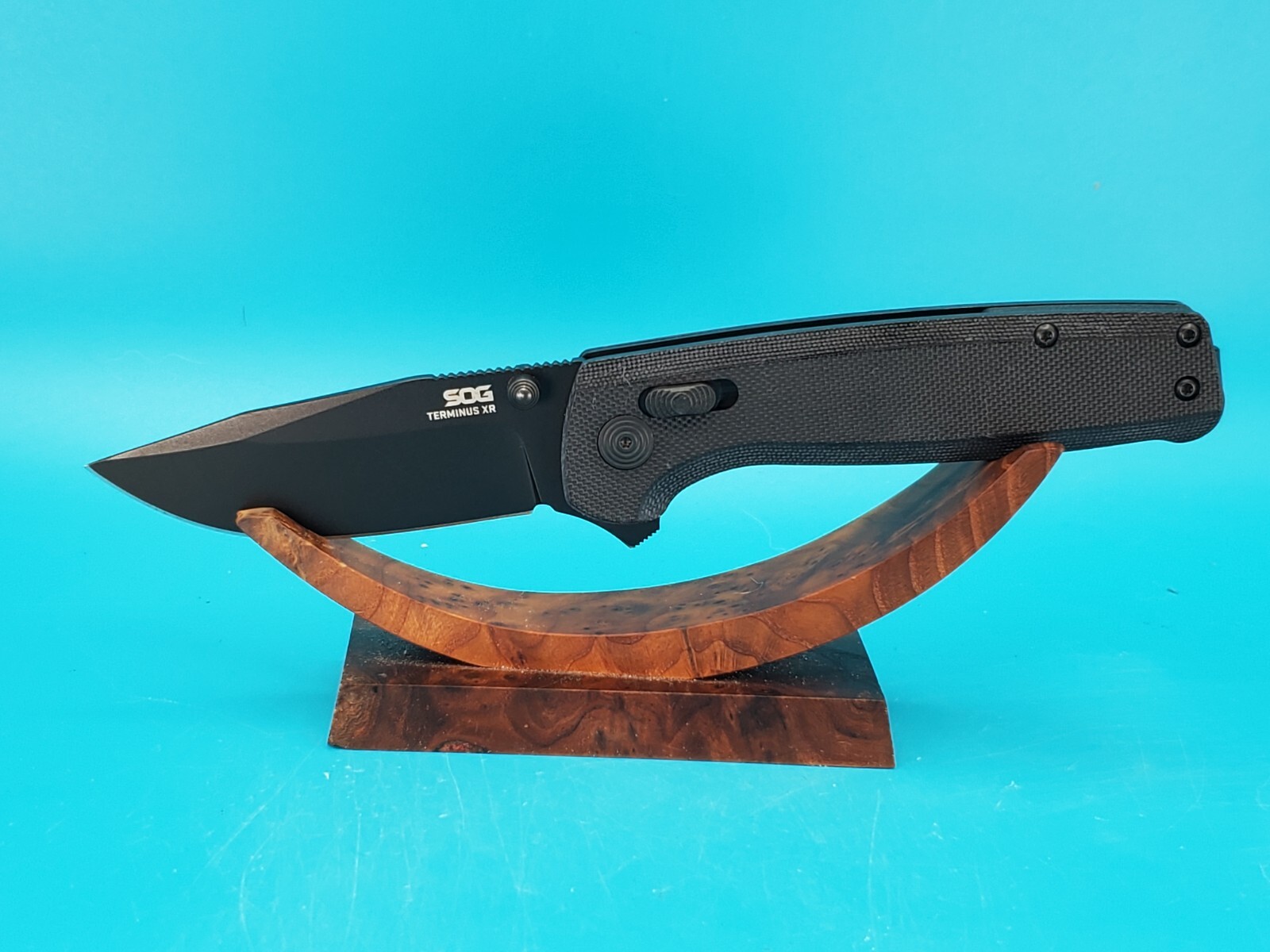 Sog Terminus XR 2.95" D2 Steel Blade Folding Knife! Black!