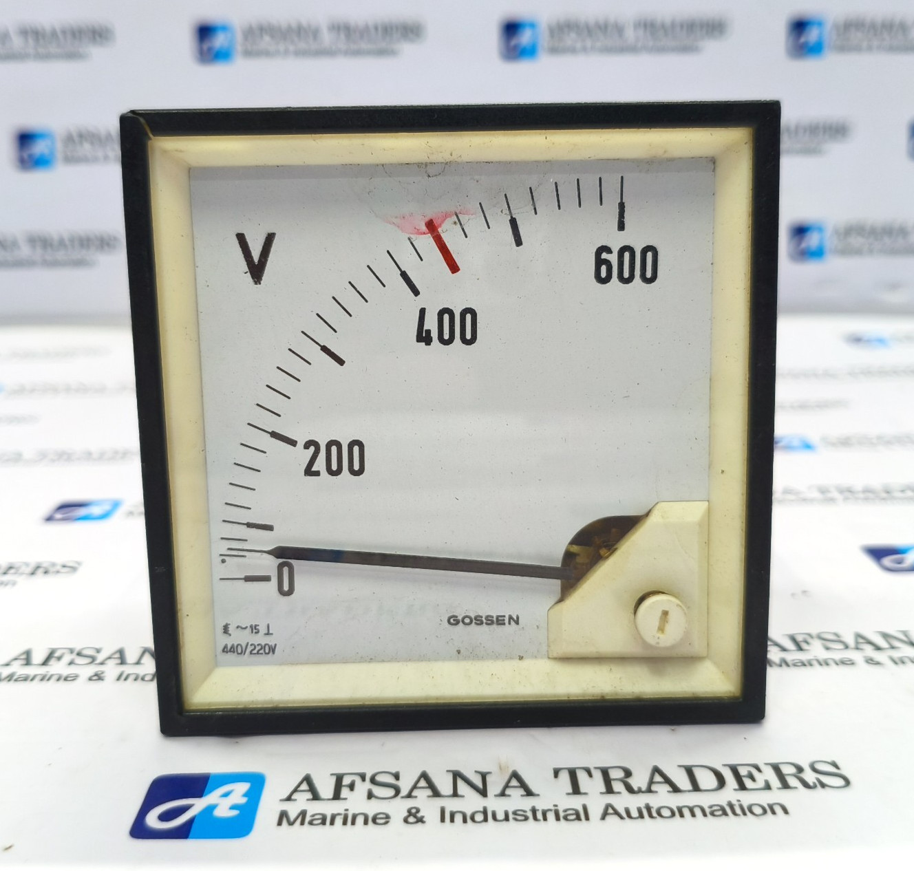 GOSSEN 0 TO 600 V ANALOG VOLTMETER 440/220V FAST SHIPPING