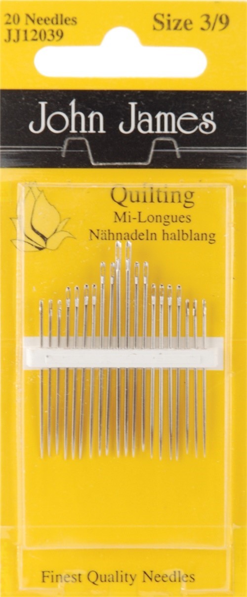 Colonial Needle Quilting/Betweens Hand Needles-Size 3/9 20/Pkg