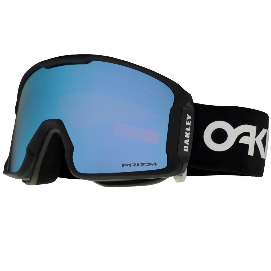 Oakley OO 7070-65 Line Miner XL Black Prizm Sapphire Lens Mens Ski Snow Goggles