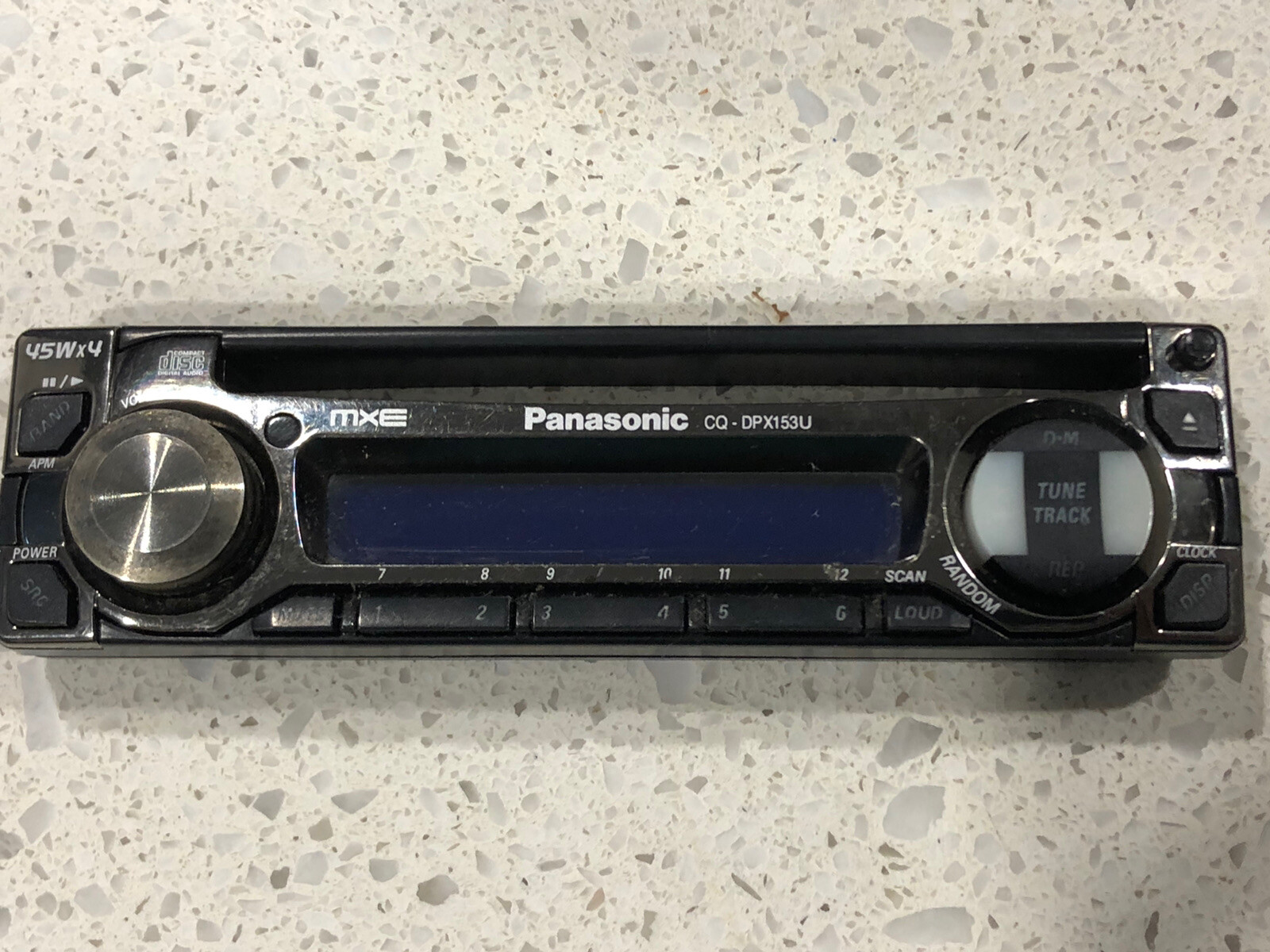 PANASONIC CQ-DPX153U  CAR STEREO PANASONIC CQ-DPX153U FACEPLATE ONLY OEM🟠