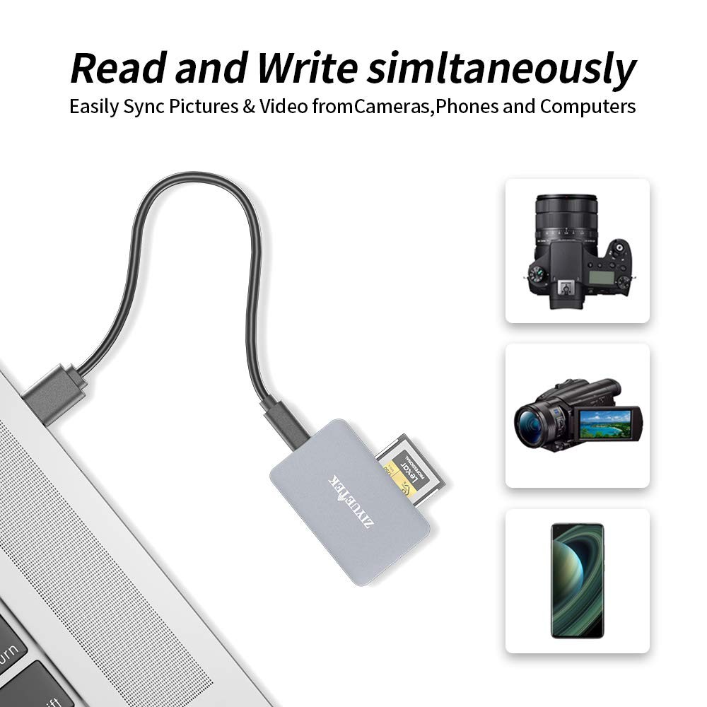 CFexpress Card Reader USB 3.1 Aluminum caseing cfexpress Type b Card Reader S...