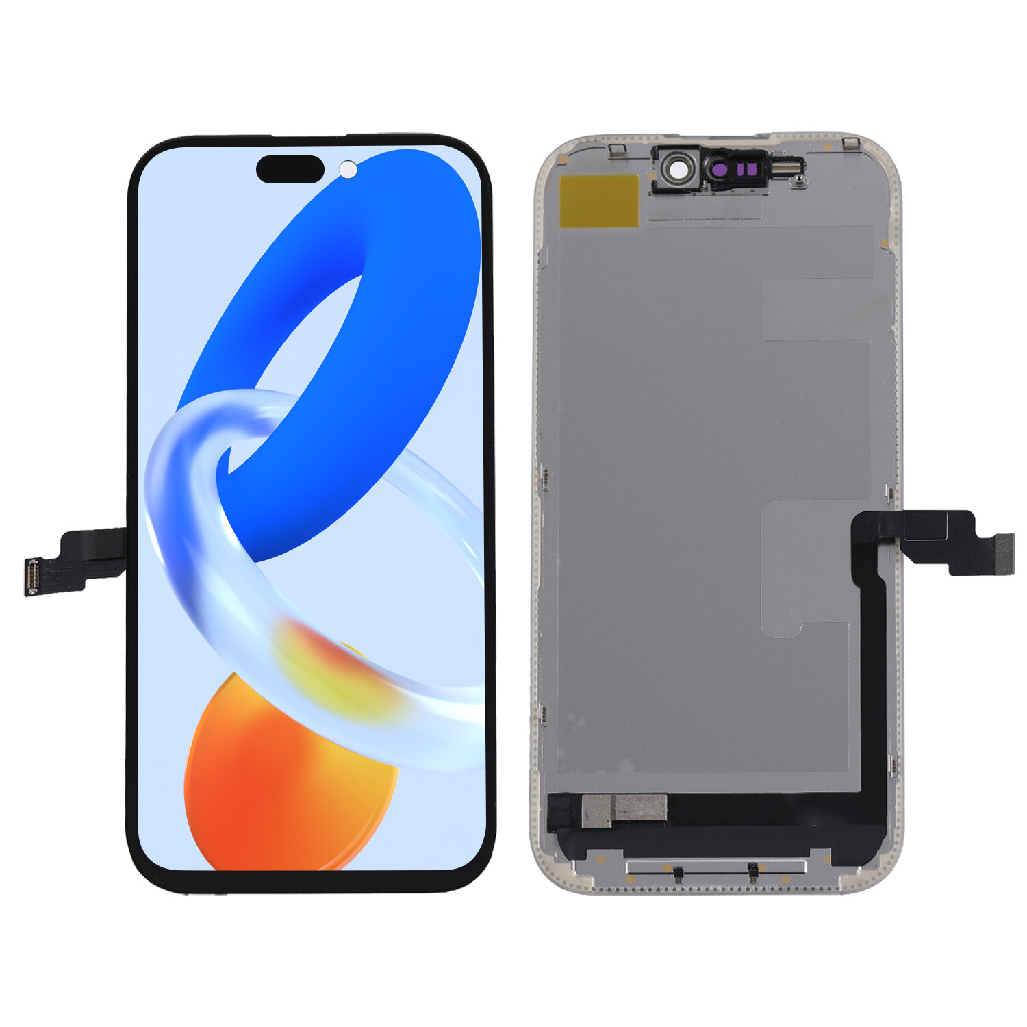 Soft OLED For Apple iPhone 16 Pro LCD Display Touch Screen Digitizer Replacement