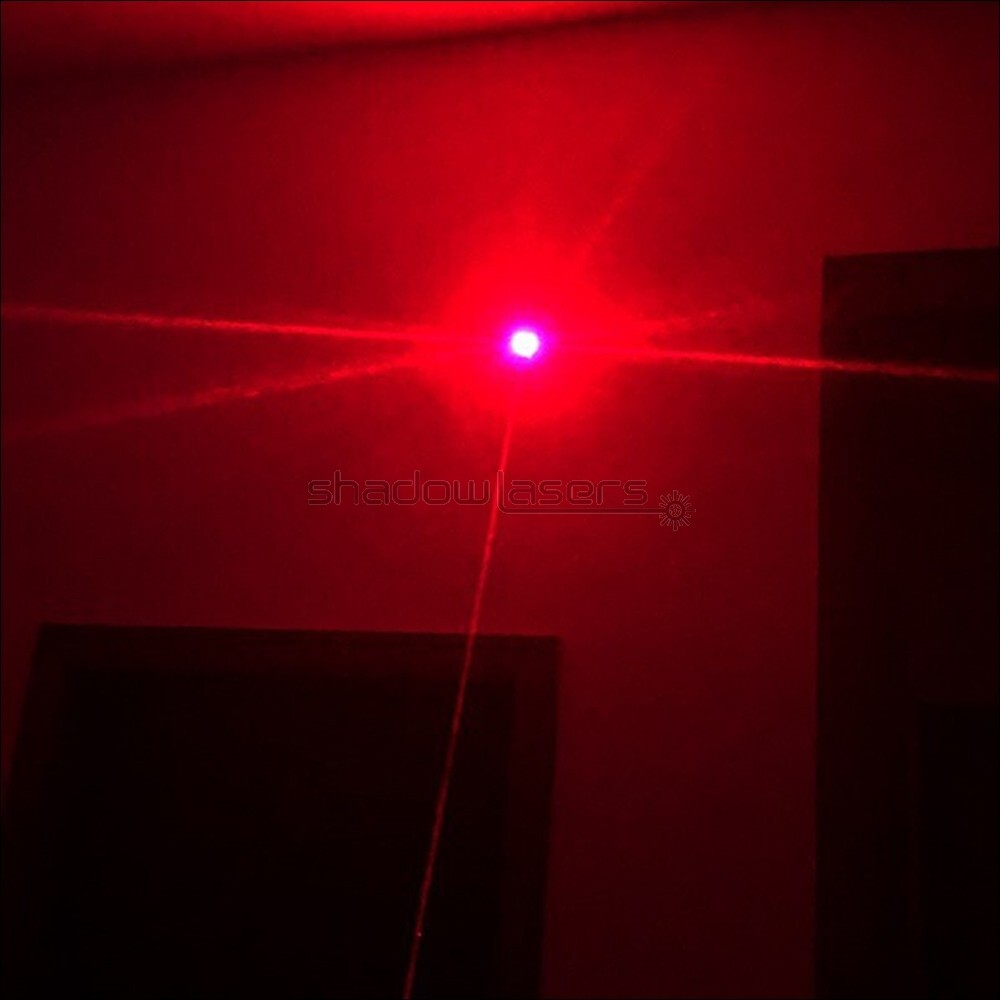 RX7 638nm Adjustable Focus BURNING Red Laser Pointer Visible Laser Torch Beam US