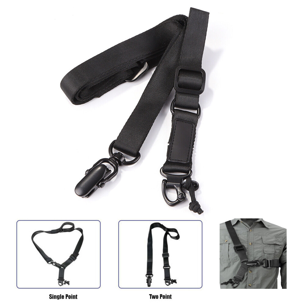 Tactical One / Two Point Rifle Sling Gun Sling Strap with Quick Release Buckle