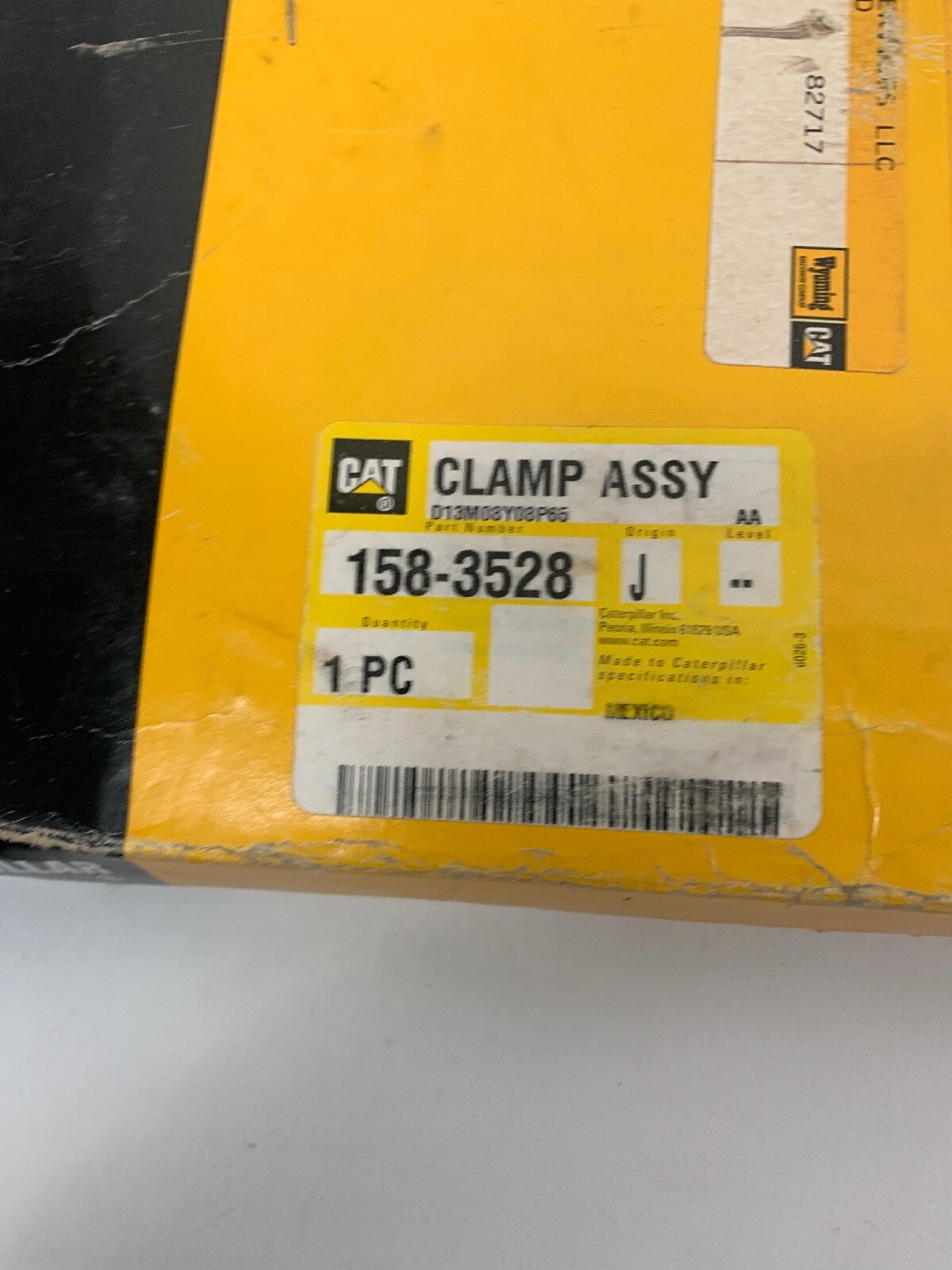 Caterpillar 158-3528 Clamp 1583528 Cat