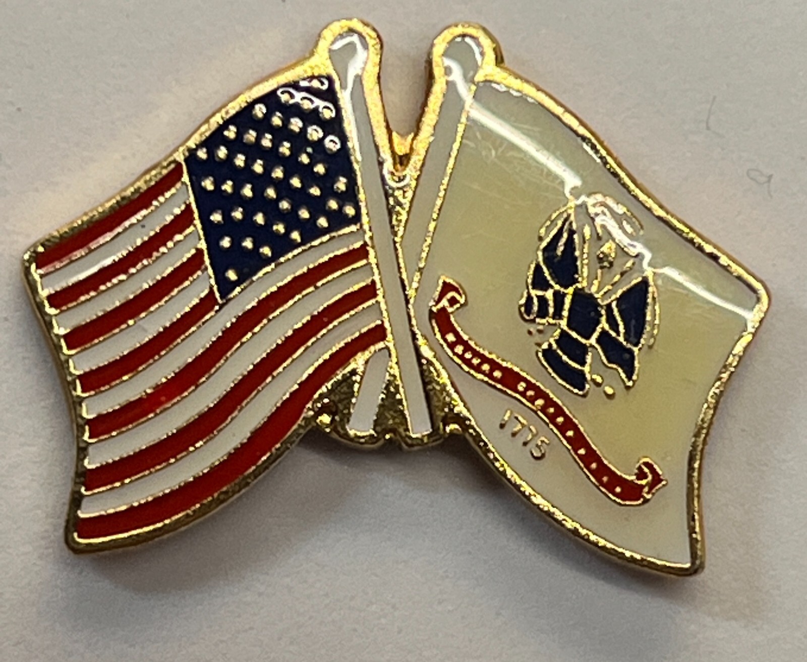 US Flag And Army 4 Lapel Pin Set