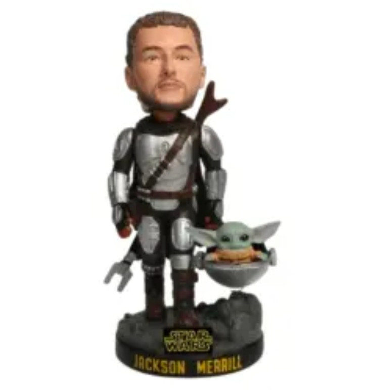 🔥Jackson Merrill & Grogu Bobblehead Star Wars *EARLY SHIPPING by 5/12  Pre-Sale