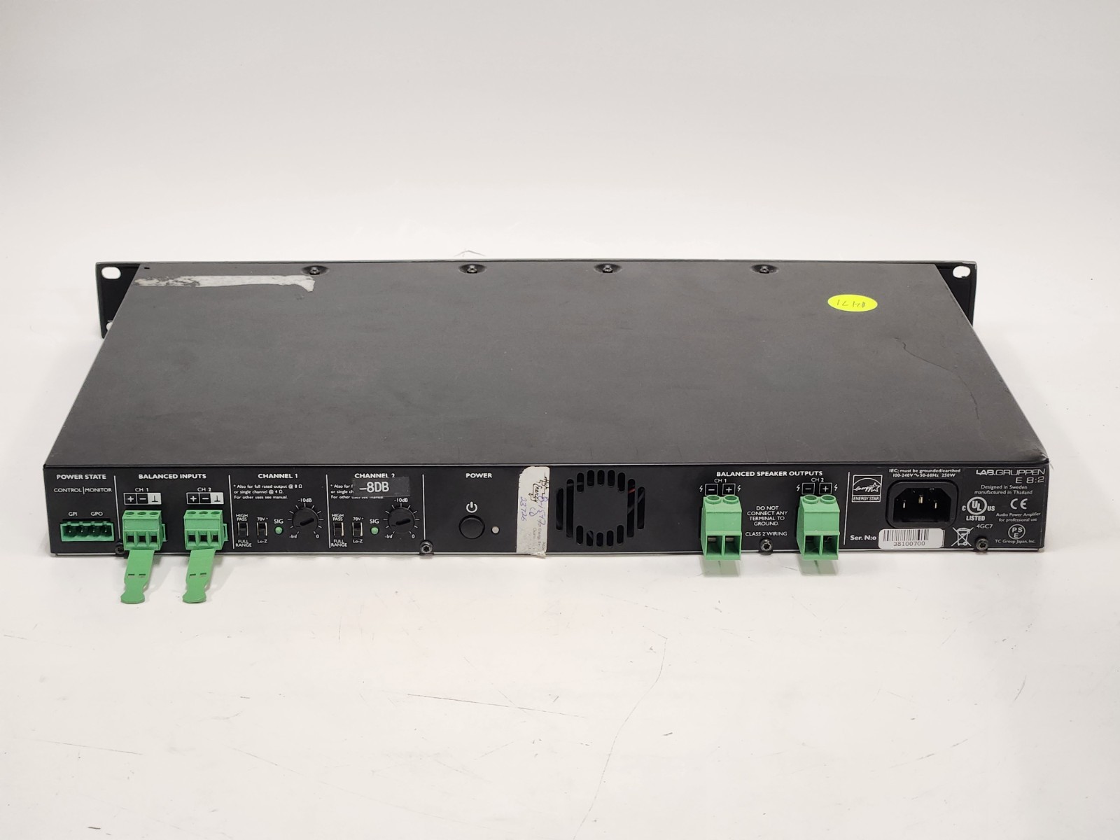 LAB GRUPPEN E Series 8:2 2-Channel 800W Power Amplifier