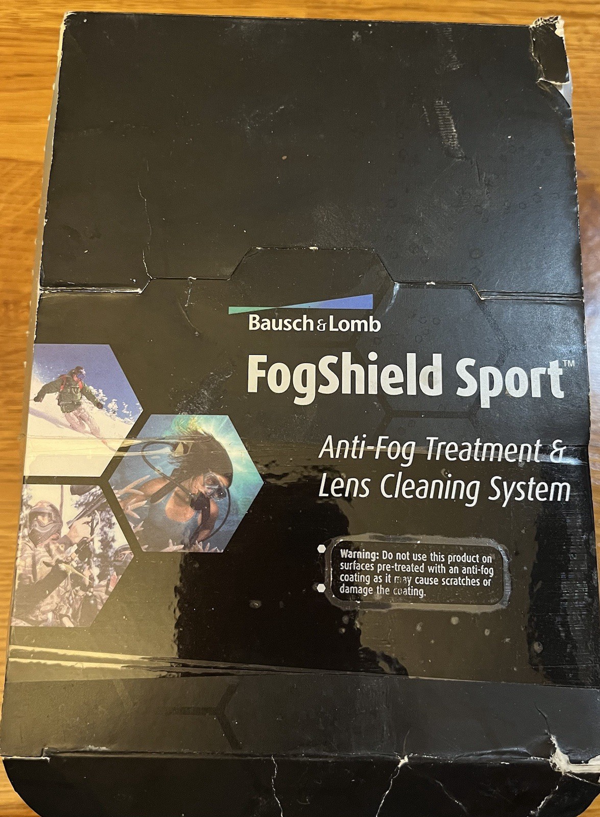 New Bausch & Lomb FogShield Sport Anti-Fog Treatment &Lens Cleaning Treatment