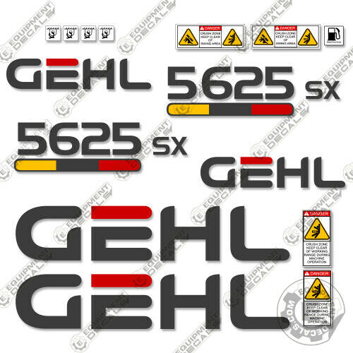 Fits GEHL 5625SX Decal Kit Skid Steer Decals 5625SX (5625) - 7 YEAR 3M VINYL!