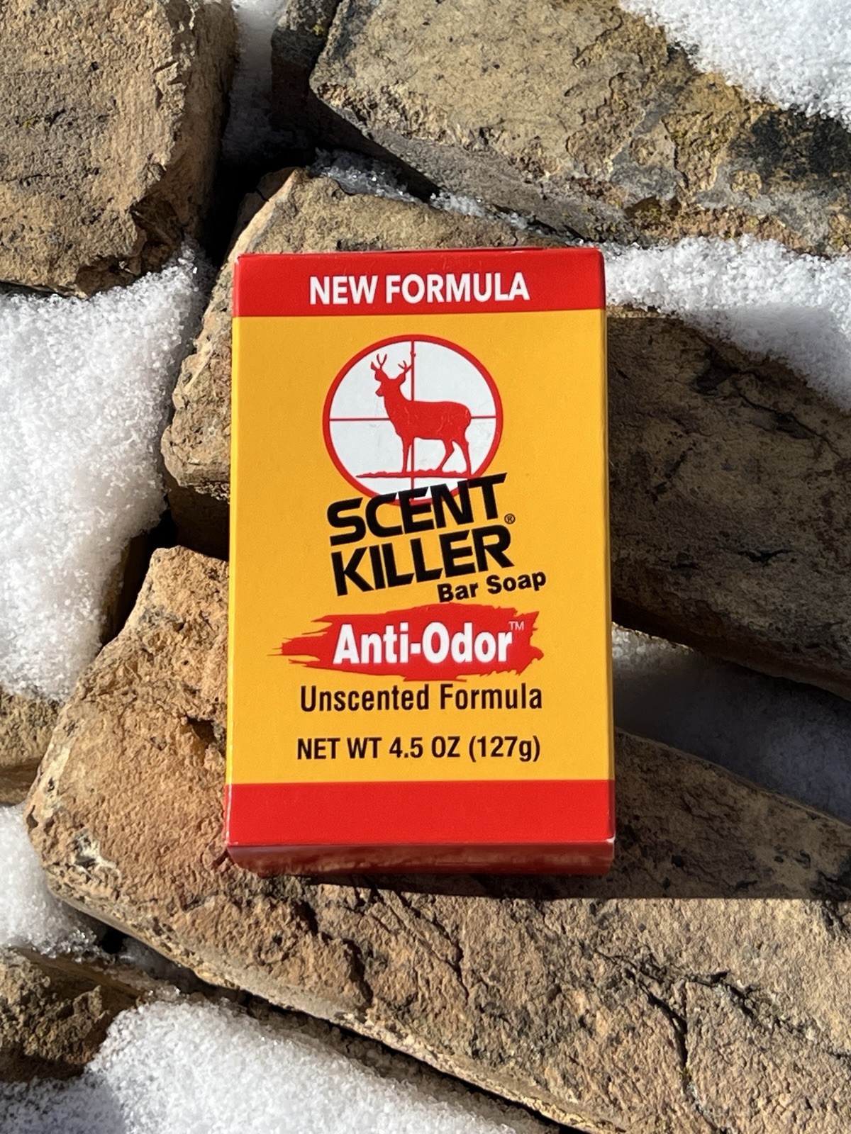 SCENT KILLER Hunting Anti-Odor Bar Soap Unscented Formula 4.5oz