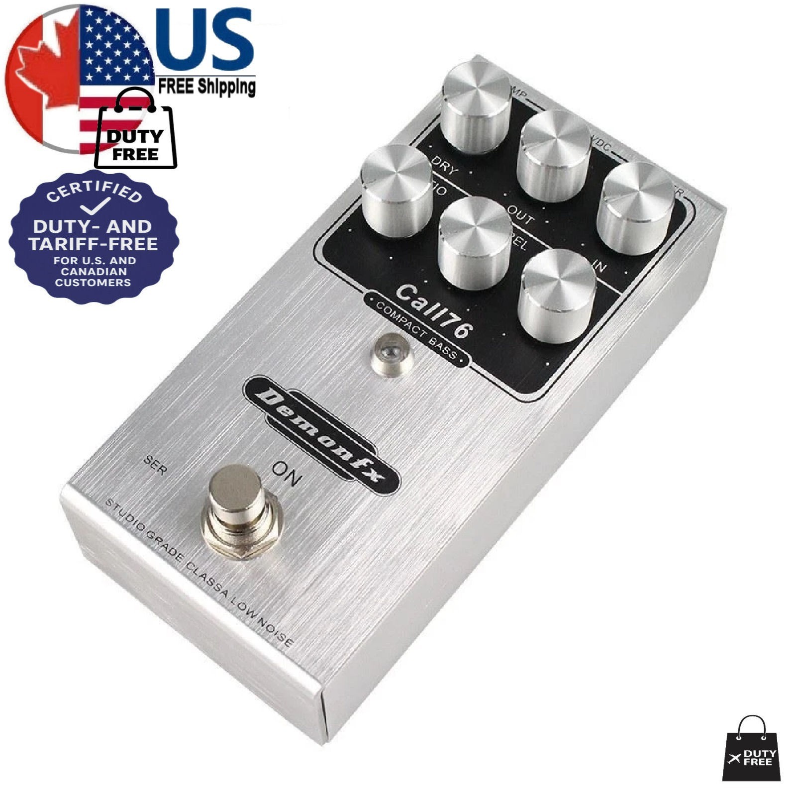 Demonfx CALL76 Compact Bass Compressor Nice Fast U.S. Ship !