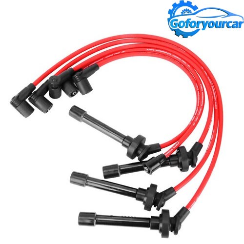 7mm Cable Spark Plug Ignition Wires For Honda Accord Civic Del Sol 92-00 2.3L
