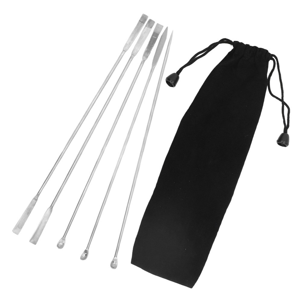 Measuring For Laboratory Spatulas For Sampling Convenient For Deeper Bottles