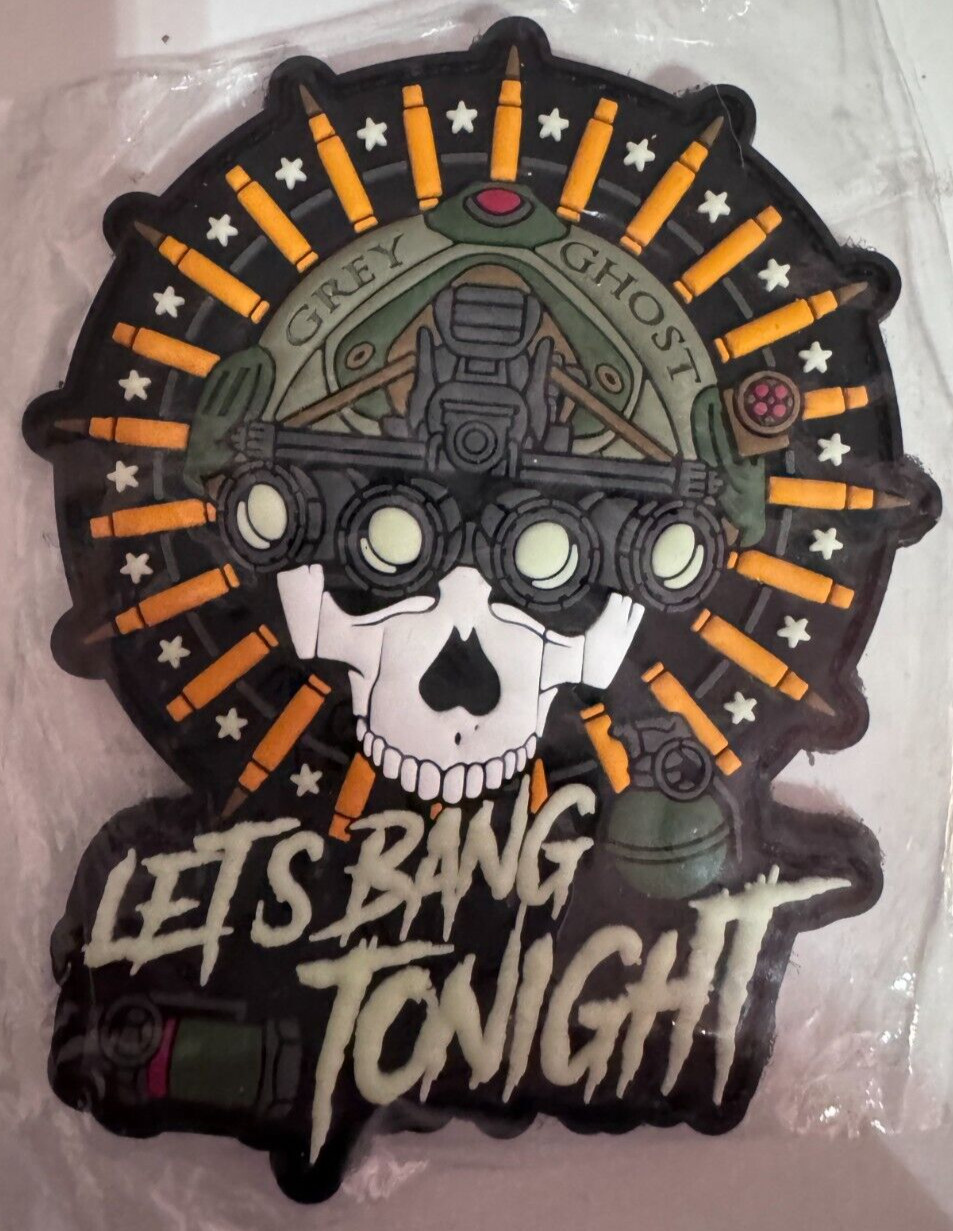 2024 Shot Show Grey Ghost Lets Bang Tonight Tactical Patch Skull
