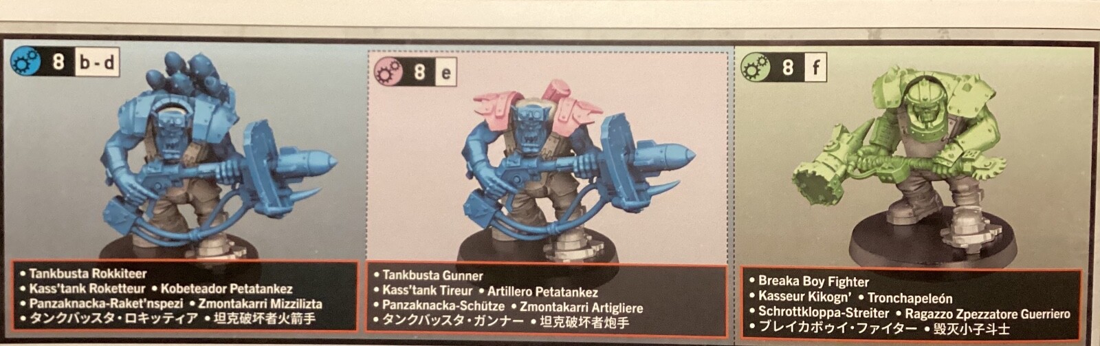 GW 40k Xenos KILL TEAM BRUTAL AND CUNNING Wrecka Krew Ork Tankbusta Rokkiteer v8