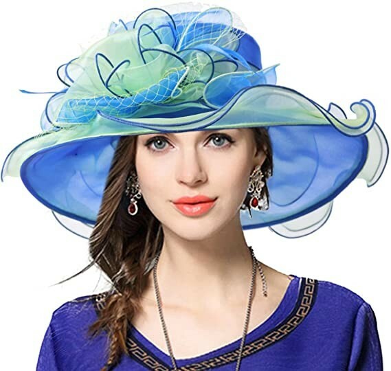 Women's Church Derby Dress, Bridal Cap British Tea Party Wedding Hat 12 COLORS