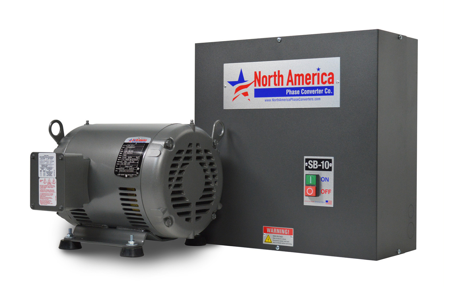 SB-20 Smart-Boost™ 20HP Digital Rotary Phase Converter, Custom Baldor Generator