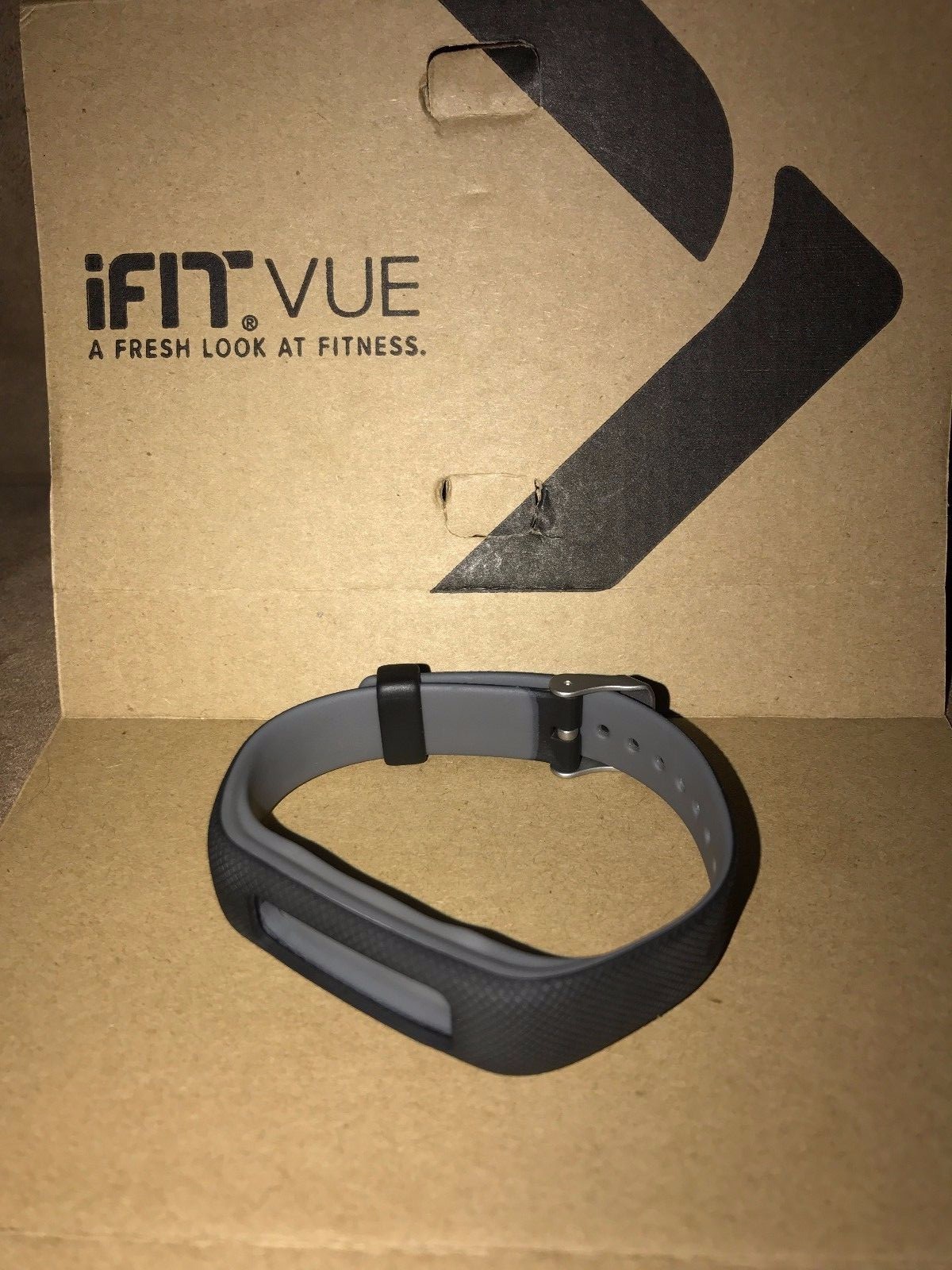 iFit Vue Activity Tracker Rubber Sport Wrist Band w/Metal Buckle (Small/Medium)