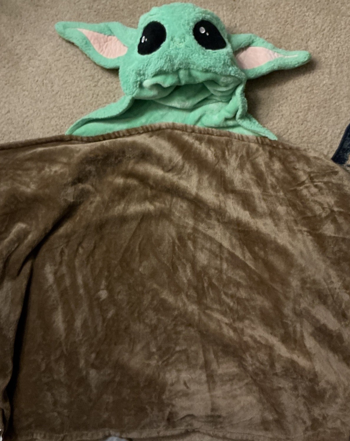 Grogu Star Wars Kids Standard Bedroom Blanket Throw, Baby Yoda Blanket