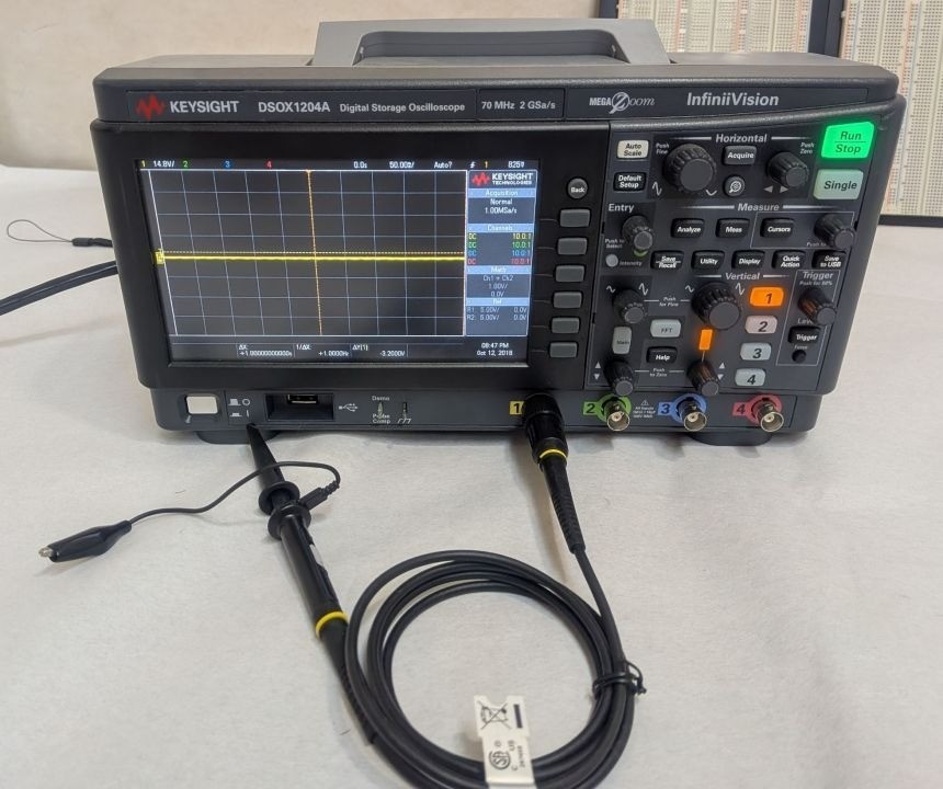 Keysight DSOX1204A Digital Storage Scope 70MHz, 2Gs/S LOADED w/Options GOOD