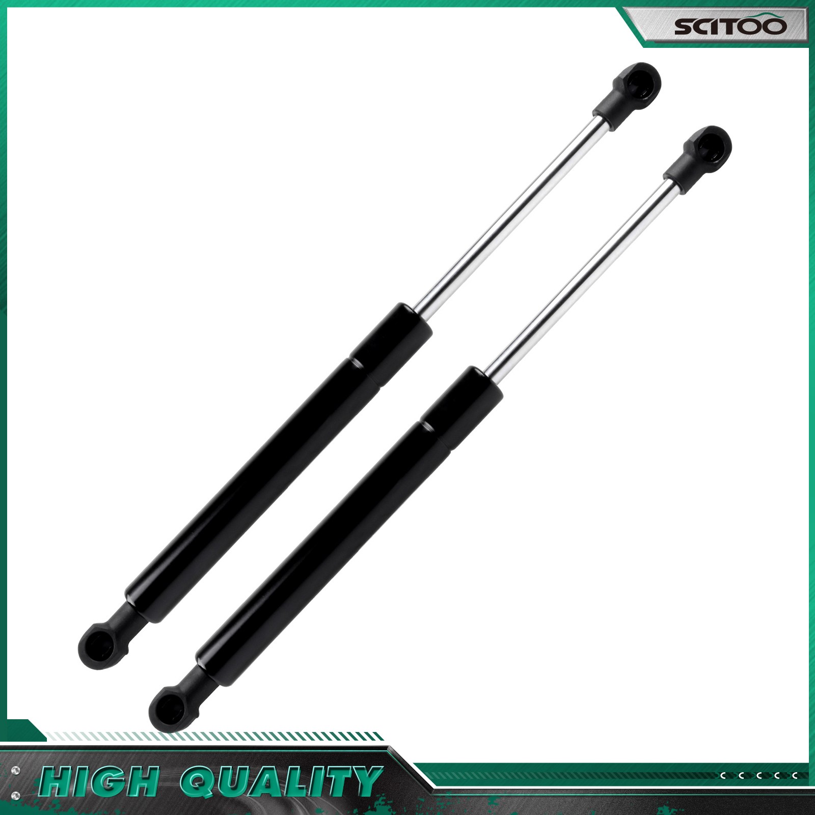 For 2014-2018 INFINITI Q50 2Pcs Trunk Lift Supports Gas Shock Struts W/O Spoiler